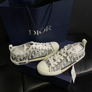 Dior grey and white shoes  size- 9.5